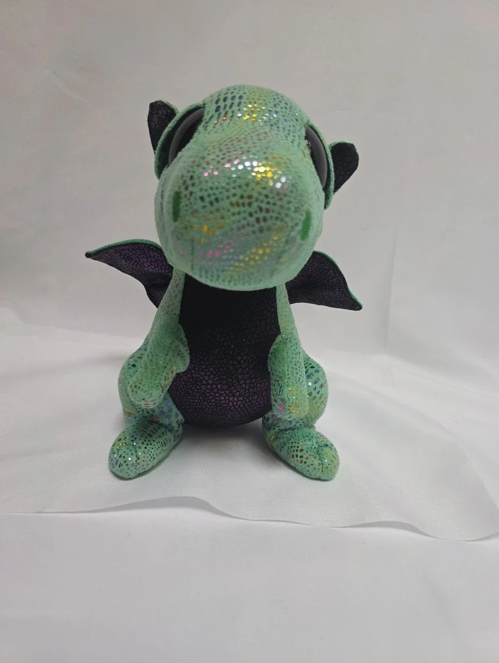 Ty Beanie Boos Cinder Green Dragon Plush 13